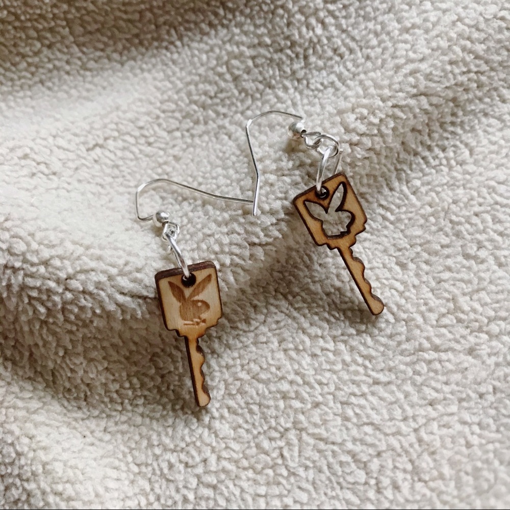 Hefner’s Bunny Earrings 🐰 - Handmade with Love